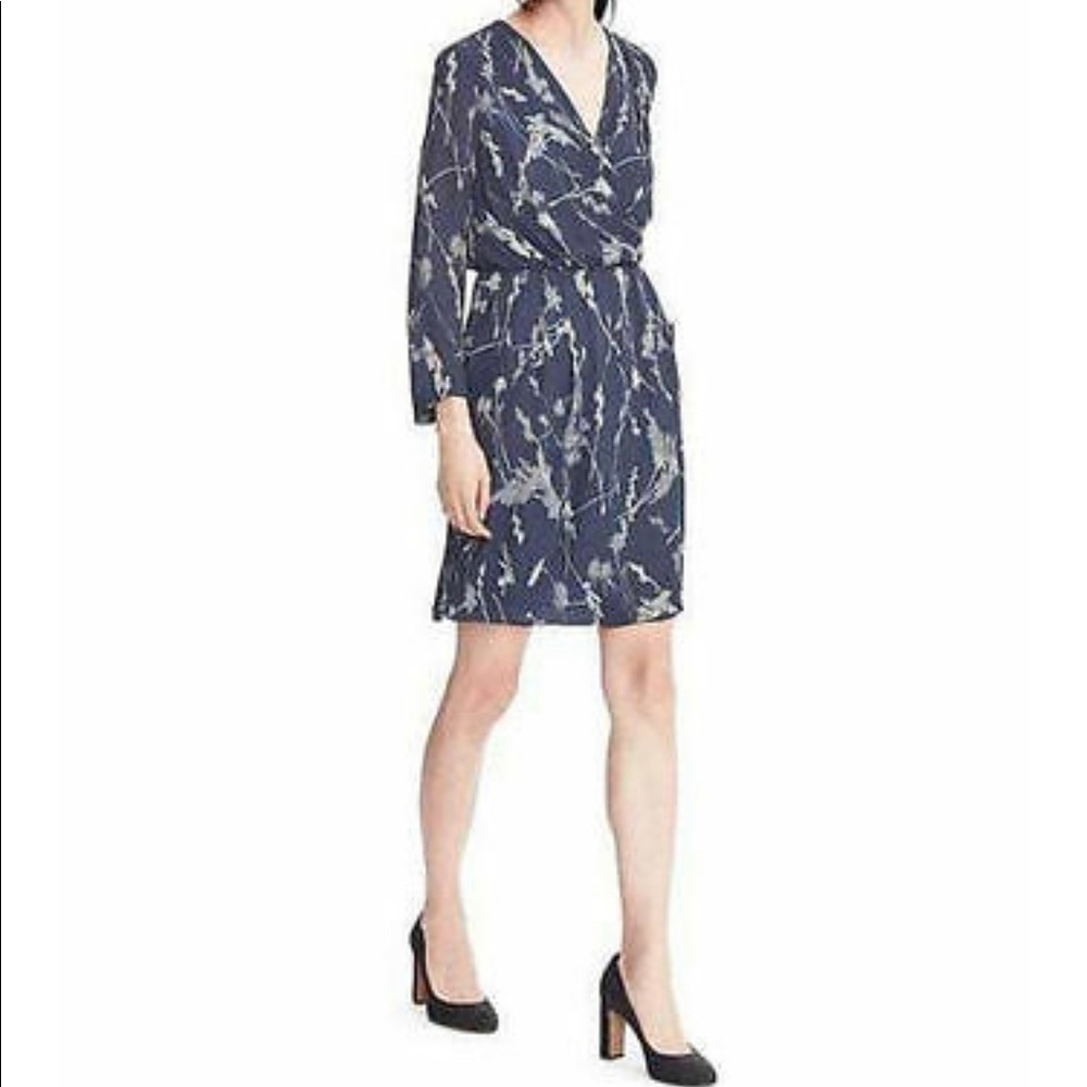 Banana Republic Watercolor Print Wrap Dress